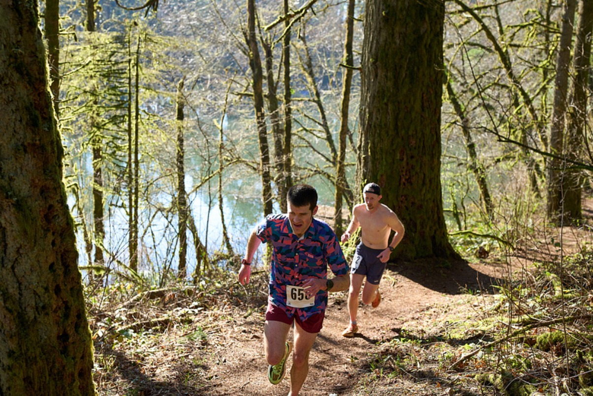 Trail runners, Peavy Arboretum, McDonald 15k